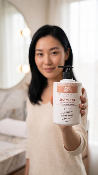SHAMPOO REVITALIZANTE & ANTIOXIDANTE MUNAY