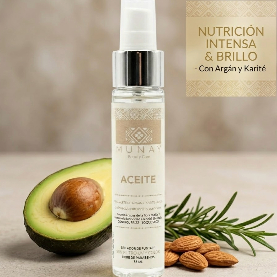 Aceite Tratante de Argán y Coco Munay