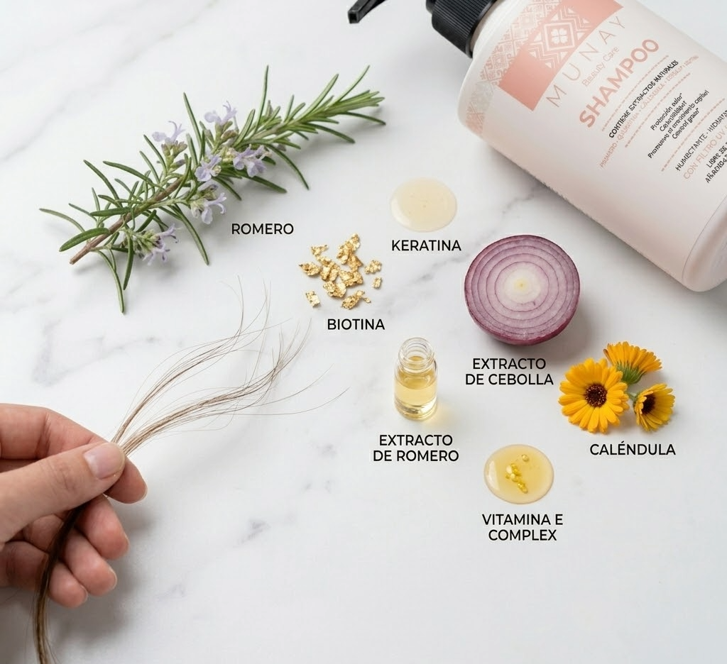 Shampoo Revitalizante y Antioxidante Munay