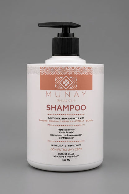 SHAMPOO REVITALIZANTE & ANTIOXIDANTE MUNAY