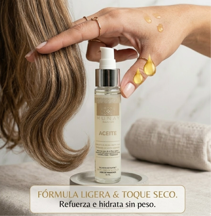 Aceite Tratante de Argán y Coco Munay
